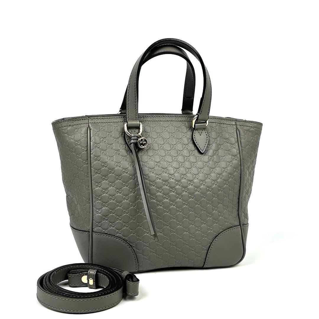 ☆極美品☆GUCCI　マイクログッチシマ　2wayバッグ　レザー　ドーム型　黒 ☆極美品☆GUCCI マイクログッチシマ 2wayバッグ レザー ドーム型 黒