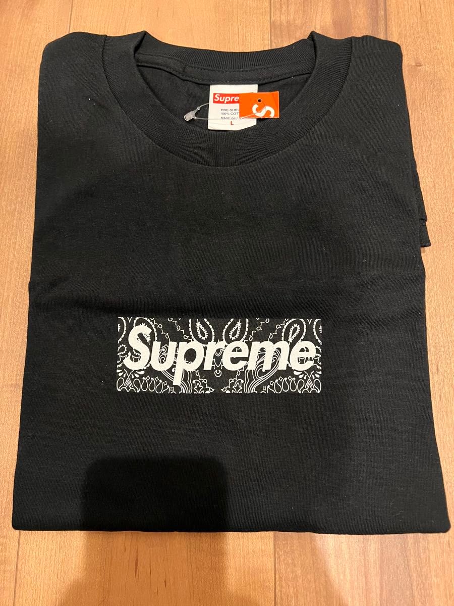 XL Supreme Cross Box Logo Tee Black ブラック シュプリーム クロス