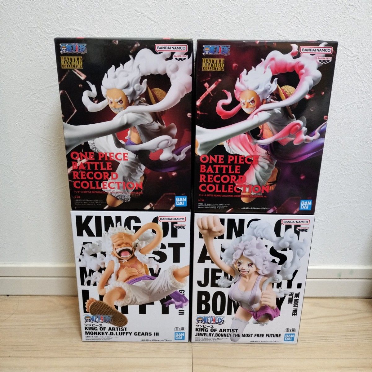 ワンピース BATTLE RECORD COLLECTION ルフィ ギア5 ニカ ボニー 2体