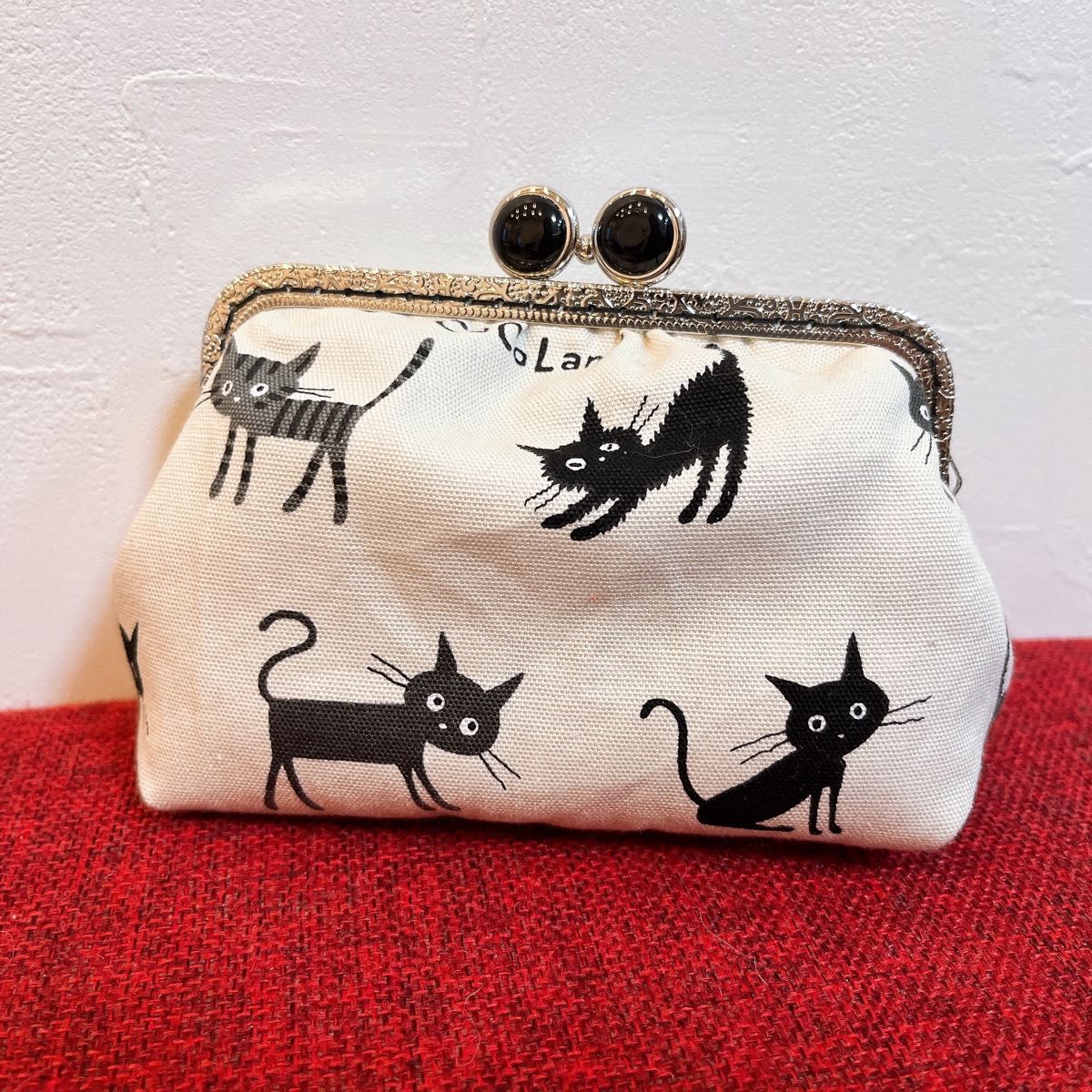 縦型・赤・アリス・ポーチ・コヤンイサムチョン・タバコ入れ・コスメ