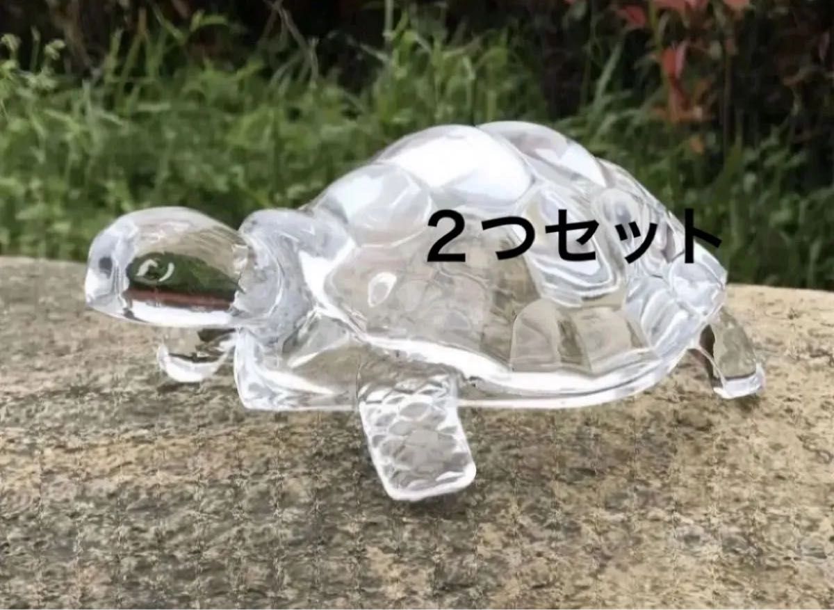 希少品　木製一刀彫　2匹の亀の彫刻　置き物　縁起物　長寿　金運　健康　厄除け 希少品 天然木一刀彫 2匹の亀の彫刻 置き物 縁起物 長寿 インテリア