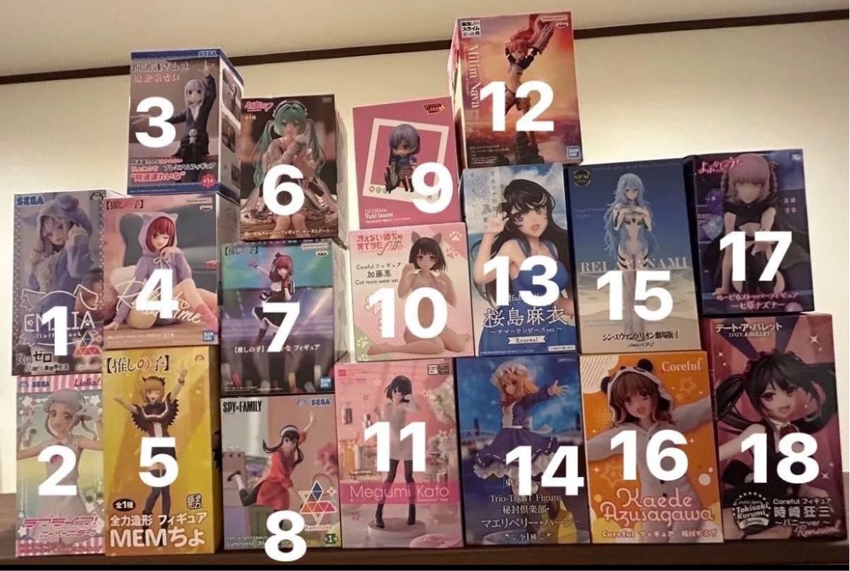 美少女フィギュア まとめ売り 11点セット 初音ミク リゼロ 推しの子 他