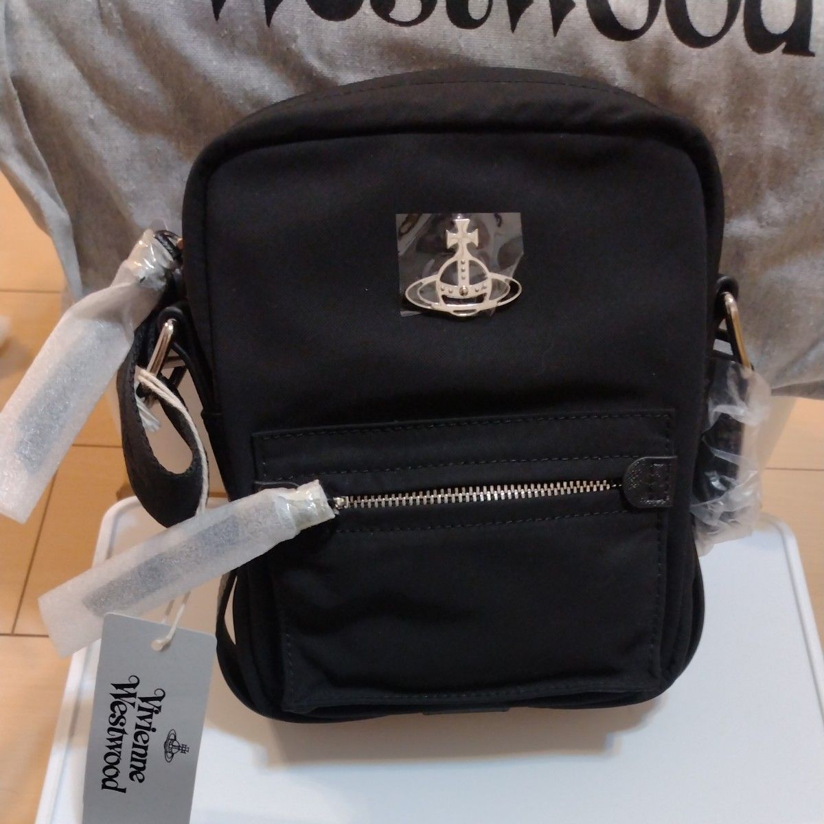 Vivienne Westwood Anglomaniaショルダーバッグ スター柄 ネイビー 