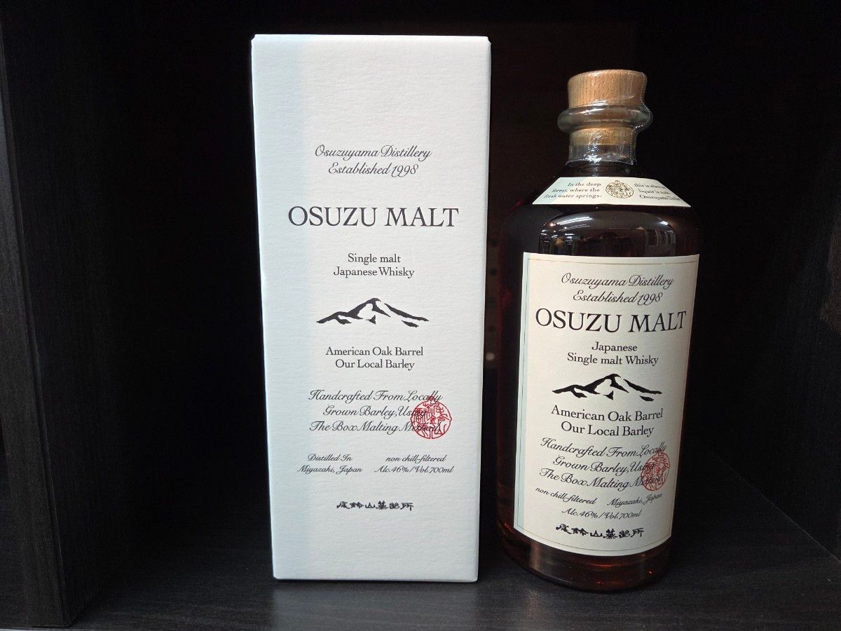 尾鈴山蒸留所 OSUZU MALT American Oak Barrel 200ml ウイスキー
