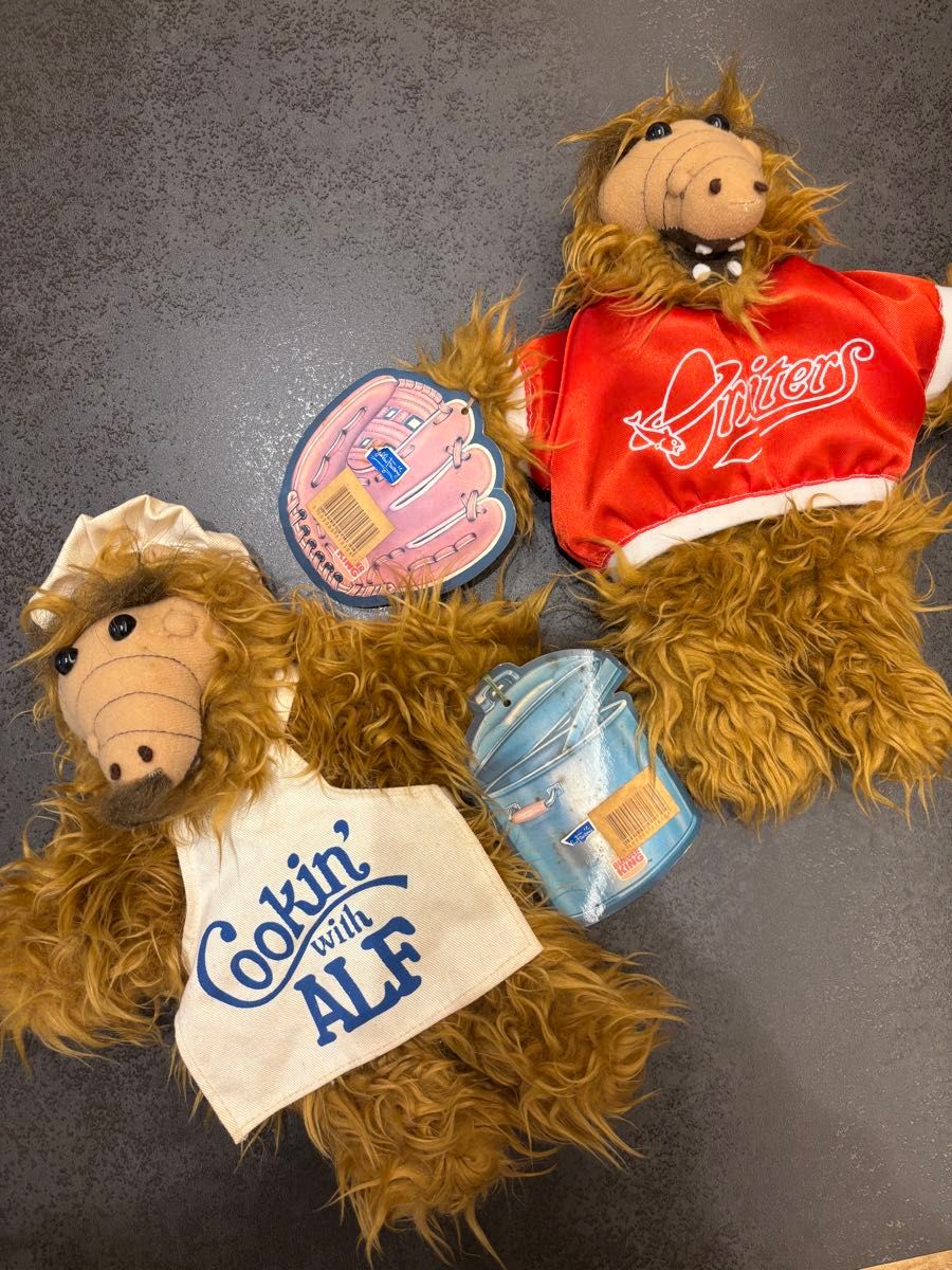 ALF ハワイアンシャツ ぬいぐるみ　ヴィンテージ　アルフ　アロハ タグ付き]ALF ぬいぐるみ アルフ ハワイアンシャツNanco製ビンテージ