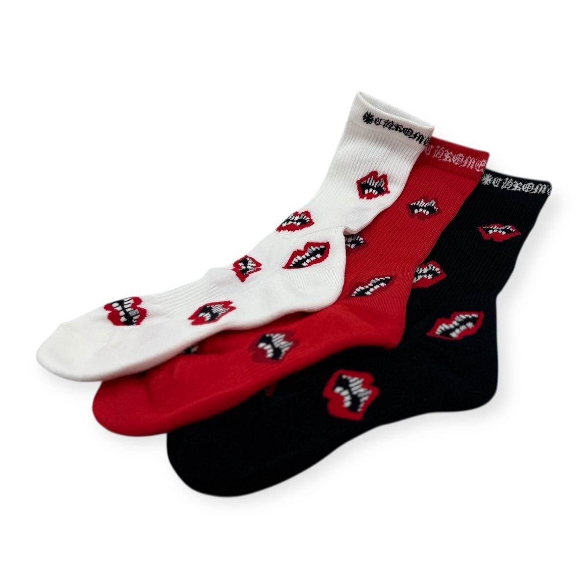 CHROME HEARTSクロムハーツ ソックス 靴下 赤 | Shop at JDirectItems