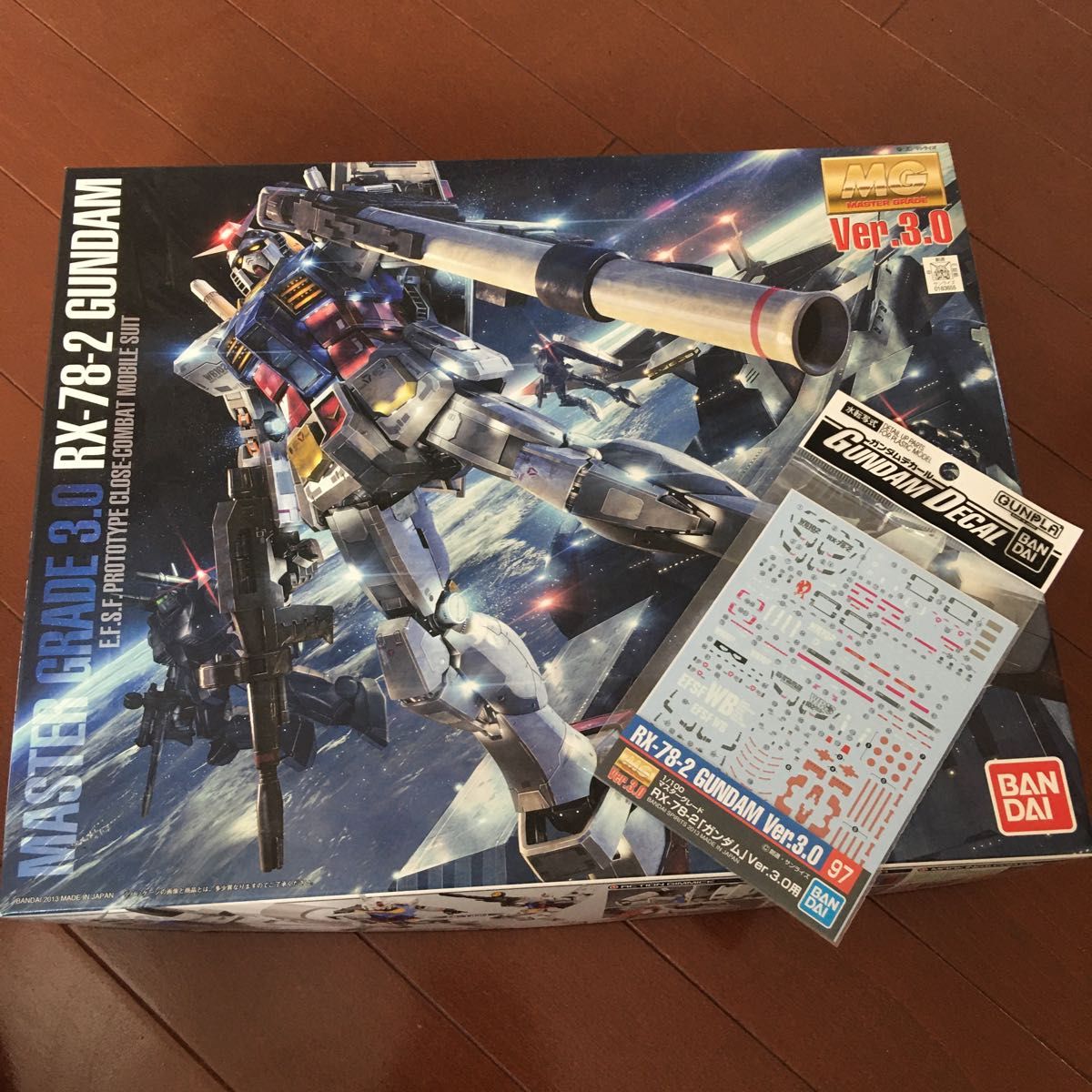 新品未開封】MG RX-78-2 ガンダム Ver.3.0用 水転写式デカール BANDAI