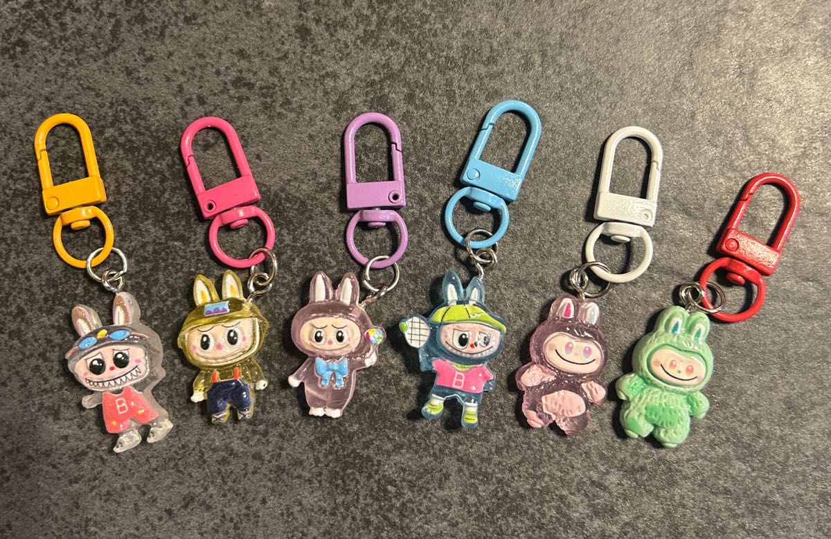 釣♥慎ちゃん　ラブブ　キーホルダー　6個セット Labubu labubu らぶぶ ラブブ キーホルダー 6個セット | Shop at