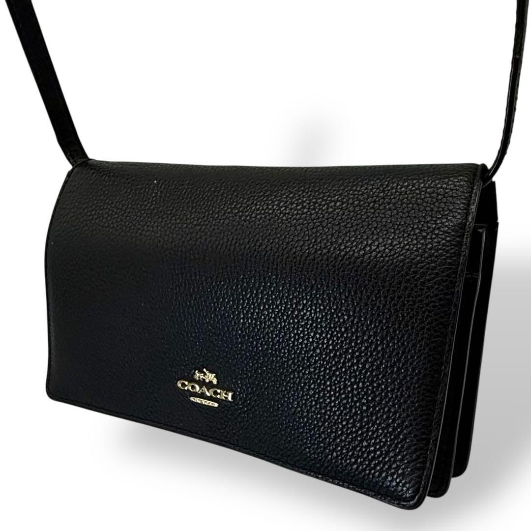 COACH】コーチ ショルダーバッグ ショルダーウォレット 財布 レザー