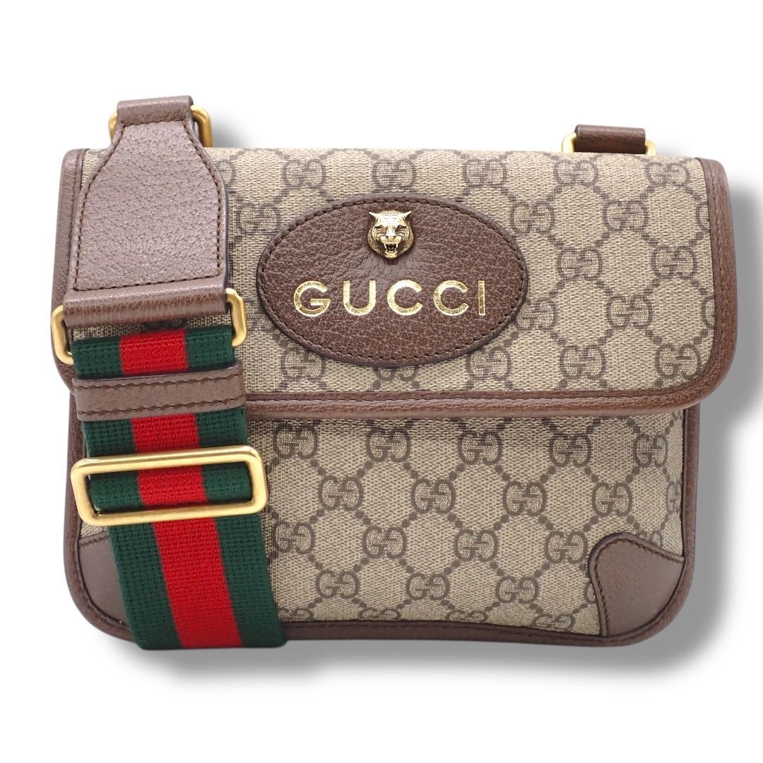 美品】GUCCI GGスプリーム ショルダーバッグ クロスボディバッグ