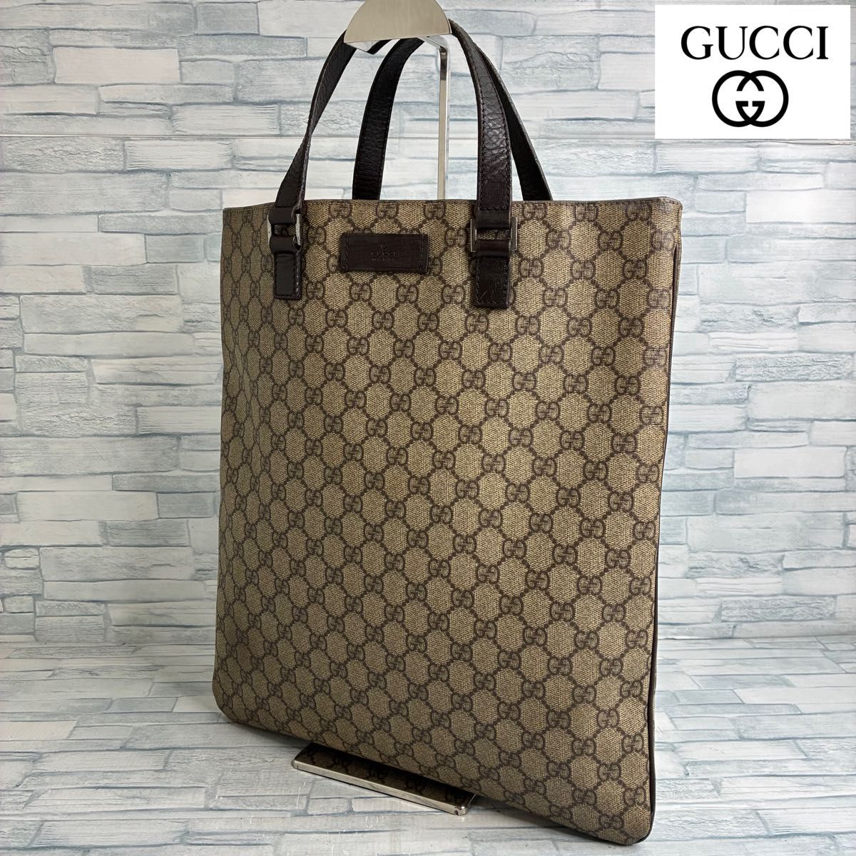 極美品 120 グッチトートバッグ GG柄 レディース メンズ | Shop at