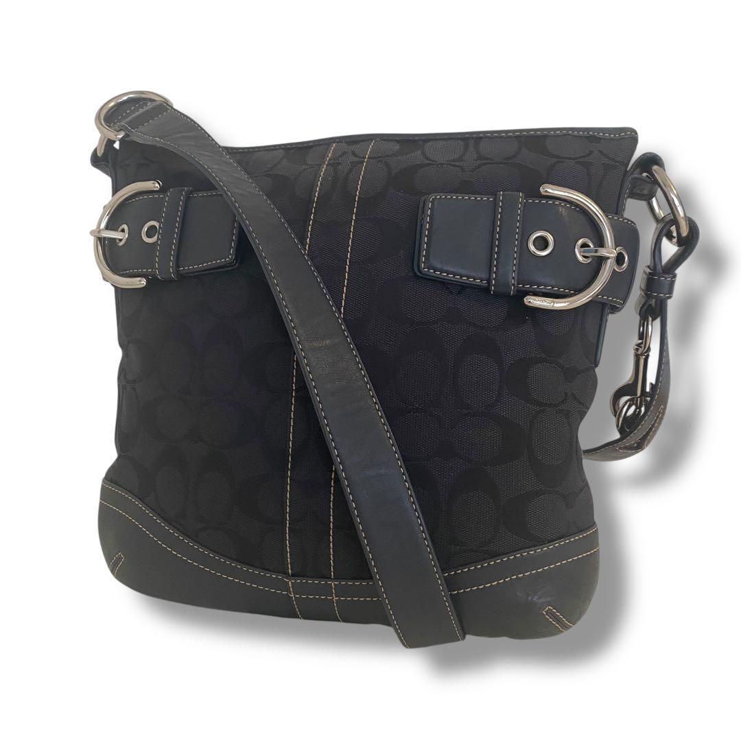 COACH コーチ ショルダーバッグ メッセンジャーバッグ シグネチャー