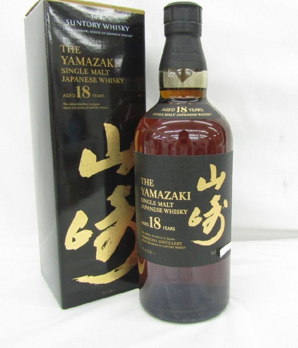 山崎 18年 サントリー ウイスキー 箱付 山崎 WHISKY SUNTORY