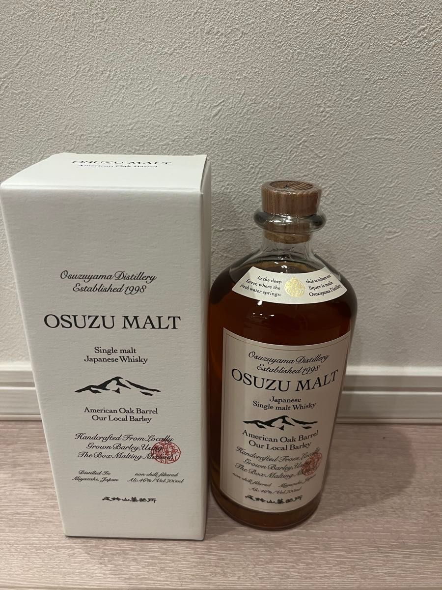 尾鈴山 OSUZU MALT 尾鈴モルト アメリカンオークバレル 46度 700ml