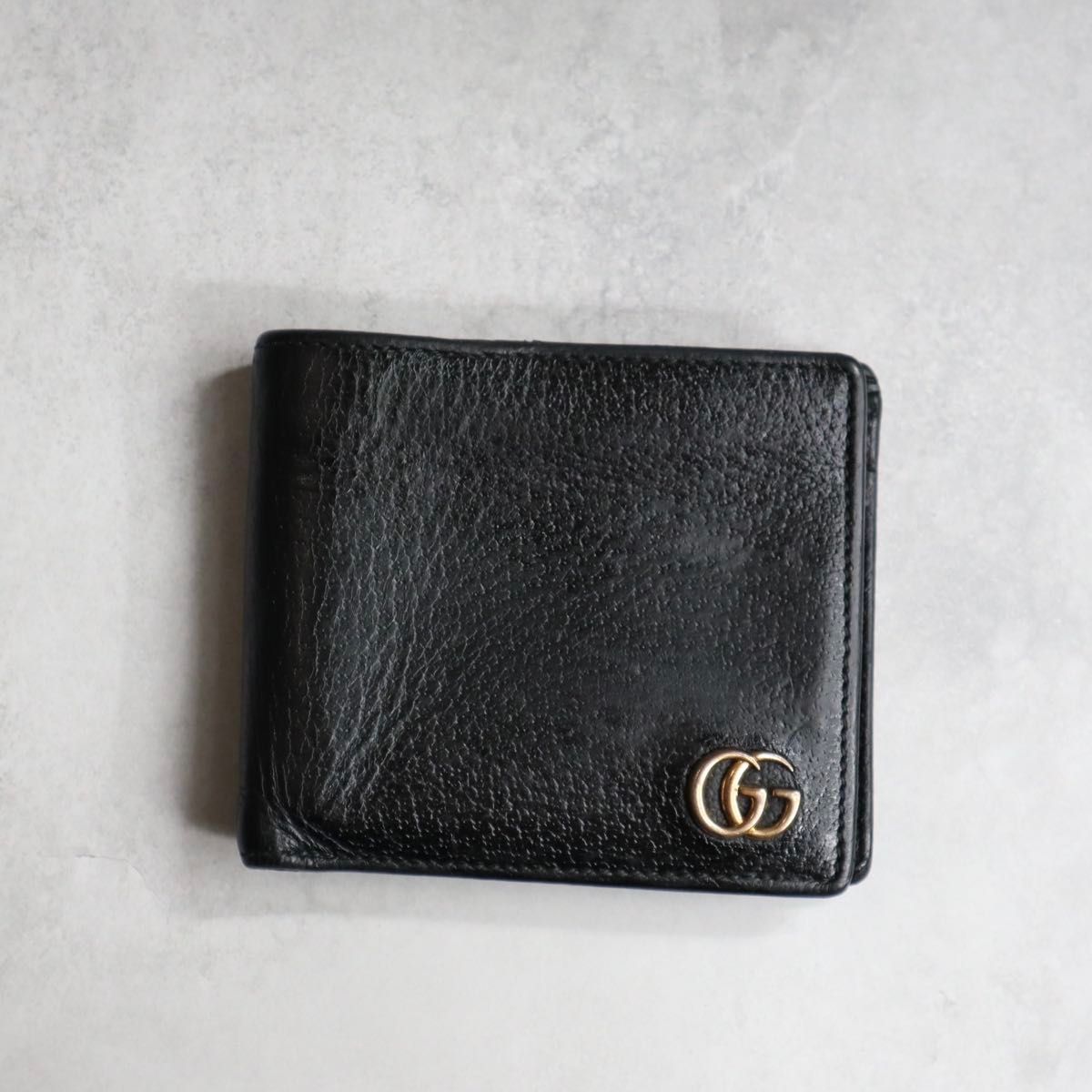 GUCCI○グッチ○財布○GGスプリーム○ウルフ○二つ折りウォレット