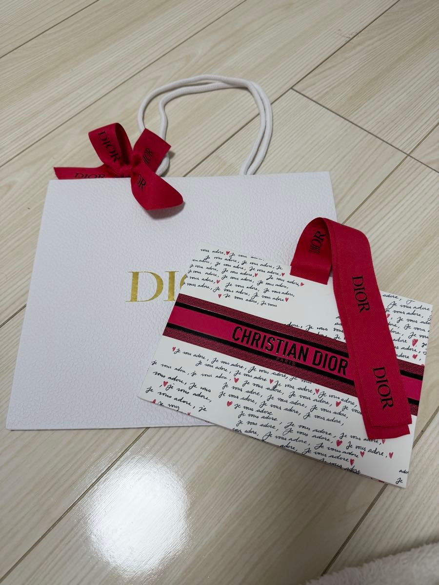 DIOR ディオール 2026年 バレンタイン ショッパー ギフト紙袋 100個