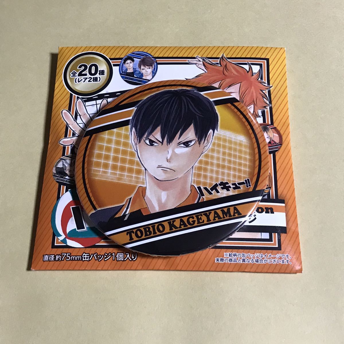 ハイキュー!! 缶バッジ 日向 影山 情熱