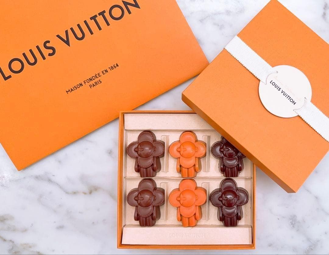 ルイヴィトン ダークチョコレート 5個入り バレンタイン LOUIS VUITTON