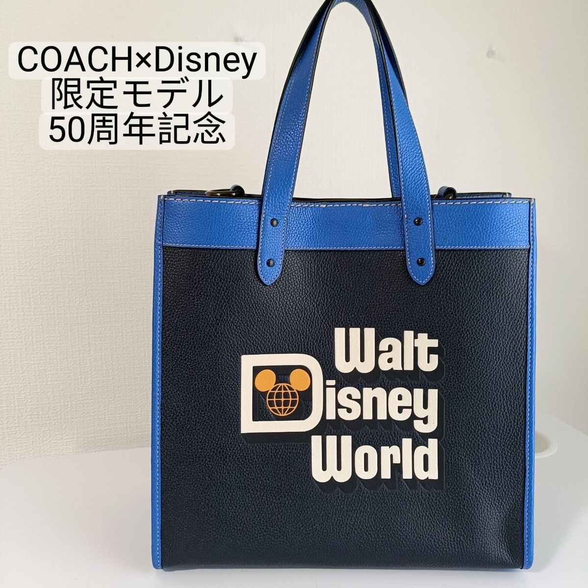 激レア 超美品 コーチ ウォルトディズニー ワールド モチーフ トート 