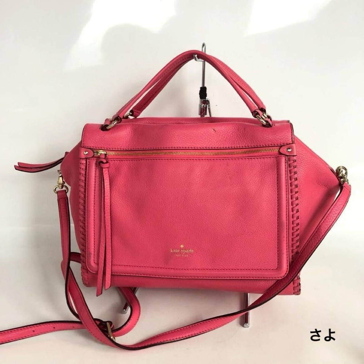 ELIANA エリアナ イタリア製 シボレザー 2WAY ハンドバッグ ショルダー 