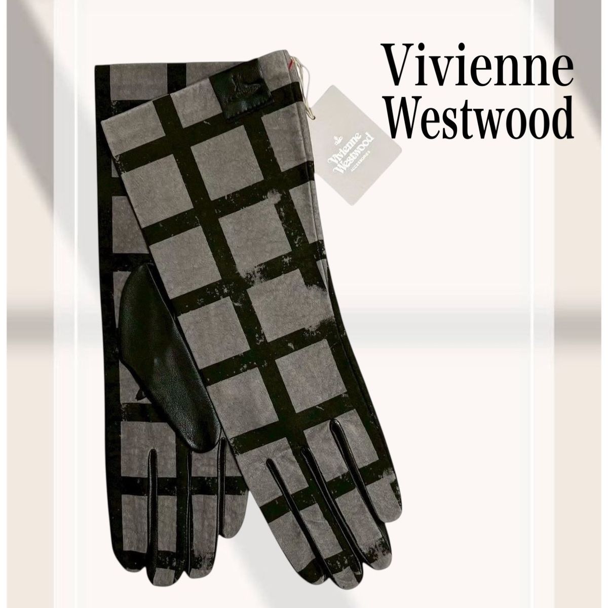 新品未使用】Vivienne Westwood フィンガーレス 手袋 黒 ヴィヴィアン 