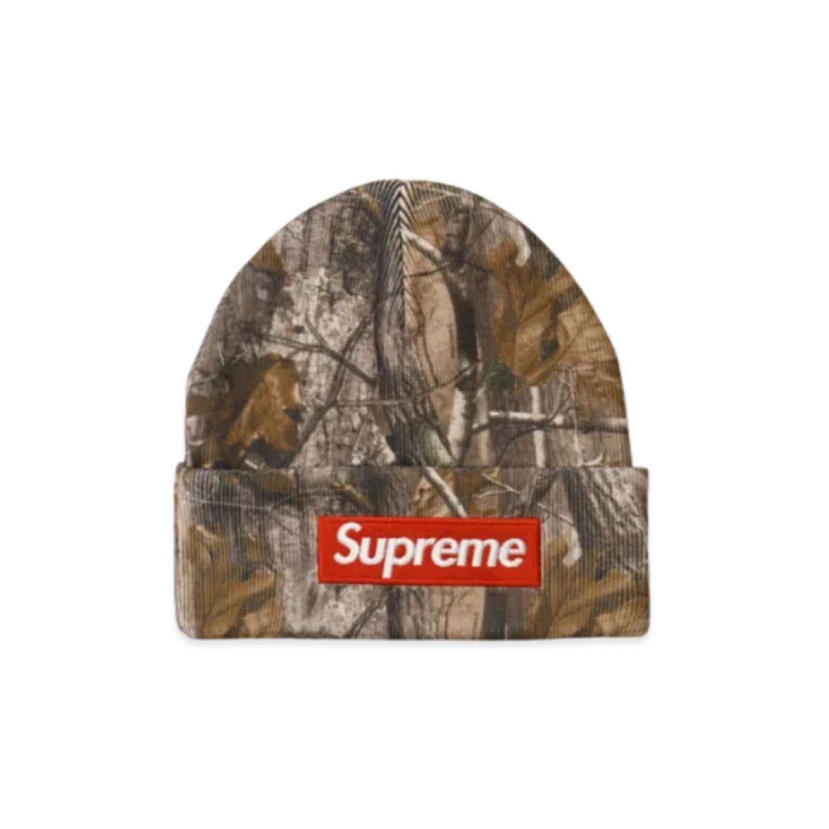 Supreme ビーニー ニット帽 迷彩 カモフラ ボックスロゴ | Shop at