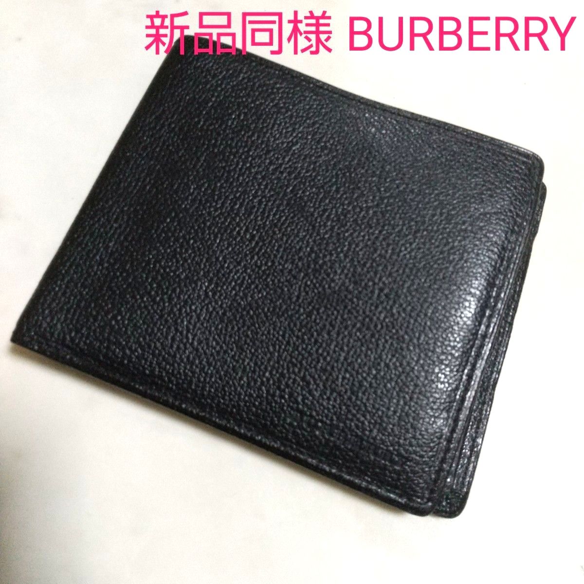 バーバリー BURBERRY 二つ折り財布 ノバチェック ブラック | Shop at