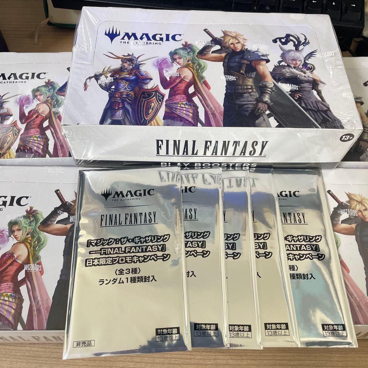 【未開封新品】FINAL FANTASY　プレリリース　ボックス　1カートン 未開封新品】FINAL FANTASY プレリリースキット ボックス 1カートン 15
