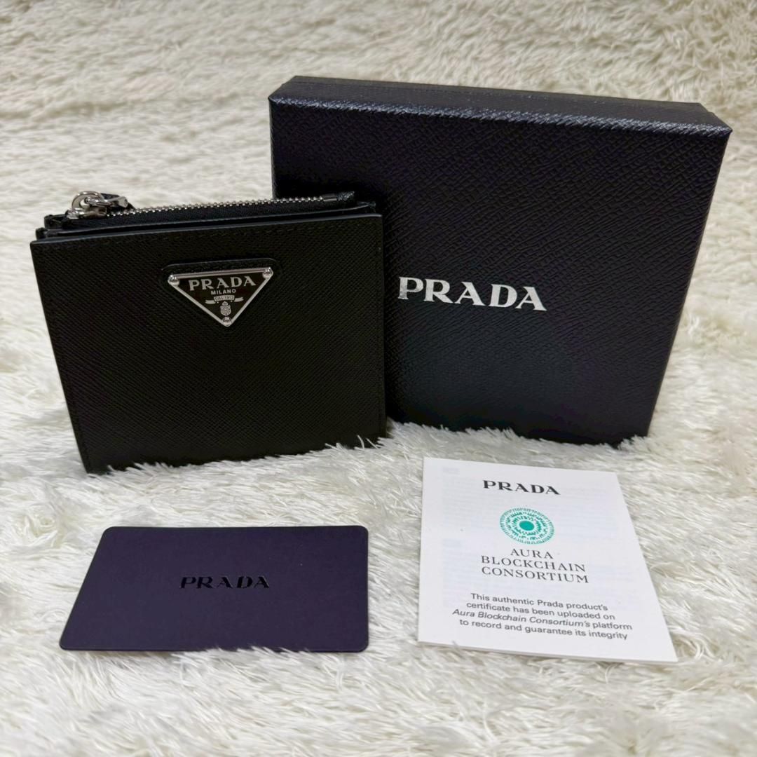 No.461 超人気☆【美品】PRADA プラダ サフィアーノ メタル