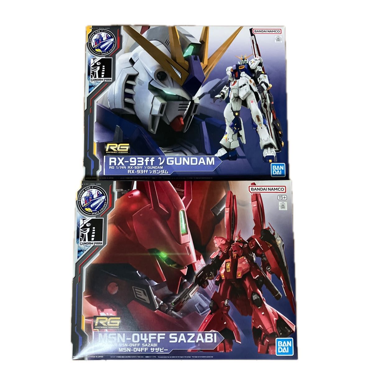 RX-93 ニューガンダム MSN-04 サザビー クリアカラー ガンプラ