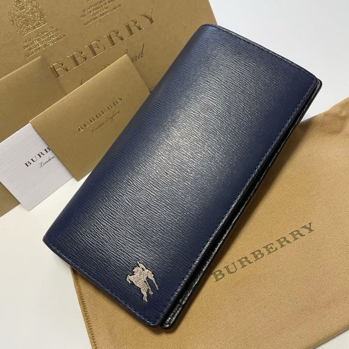 BURBERRY バーバリー 長財布 サフィアーノレザー ブラック | Shop at