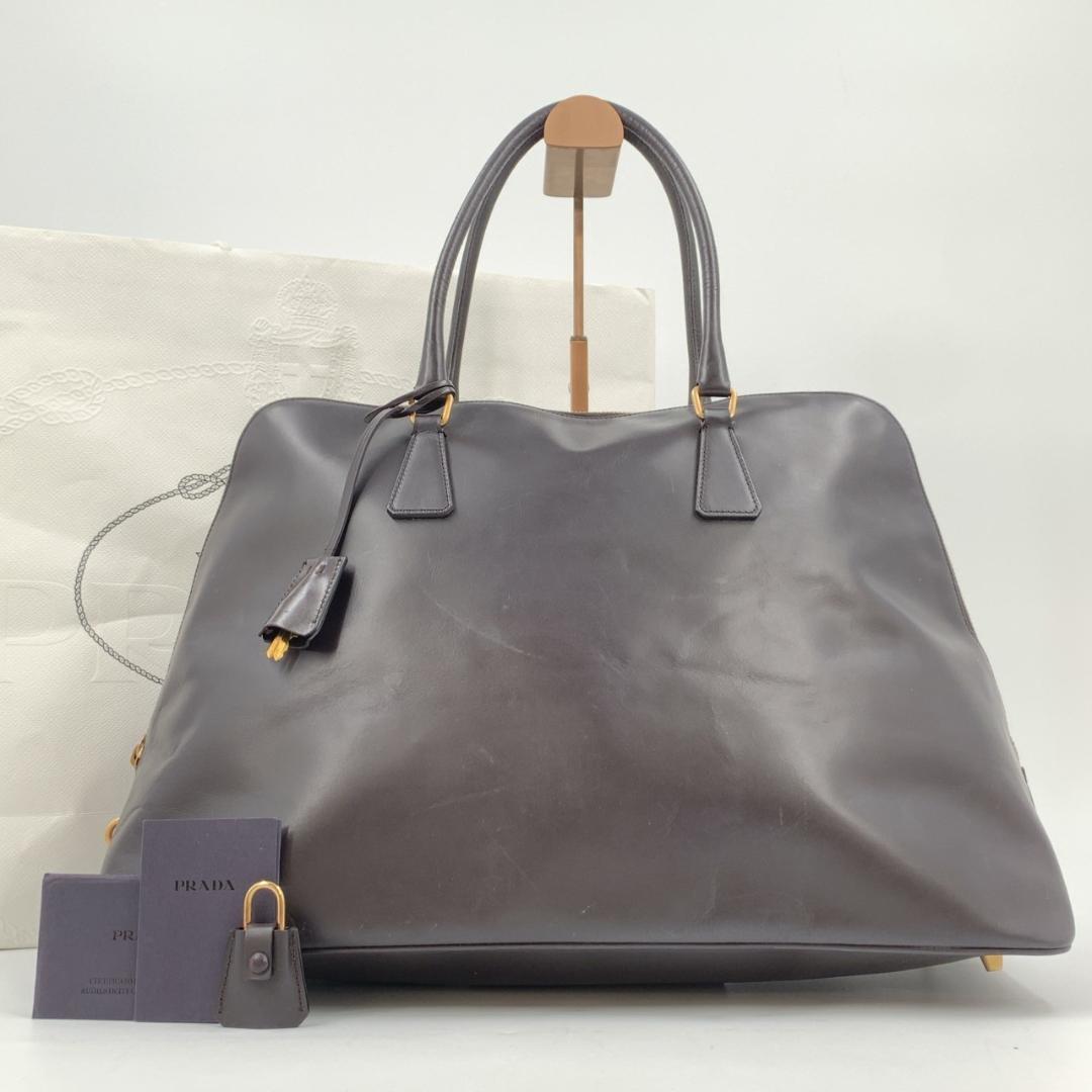 美品】BALLY バリー ハンドバッグ トートバッグ パンチングレザー A4 