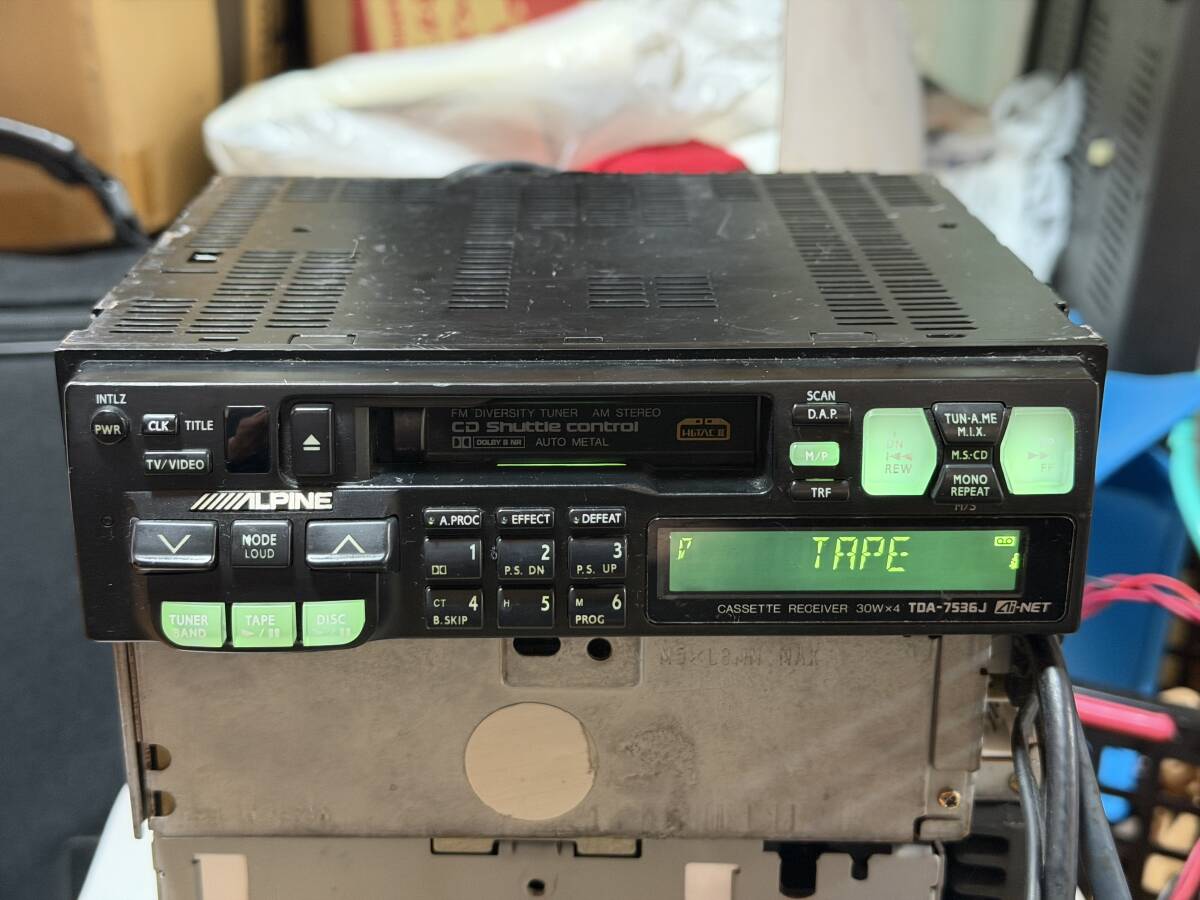 ALPINE TDA-7536J アルパイン カセットデッキ 旧車 アルパイン ALPINE 