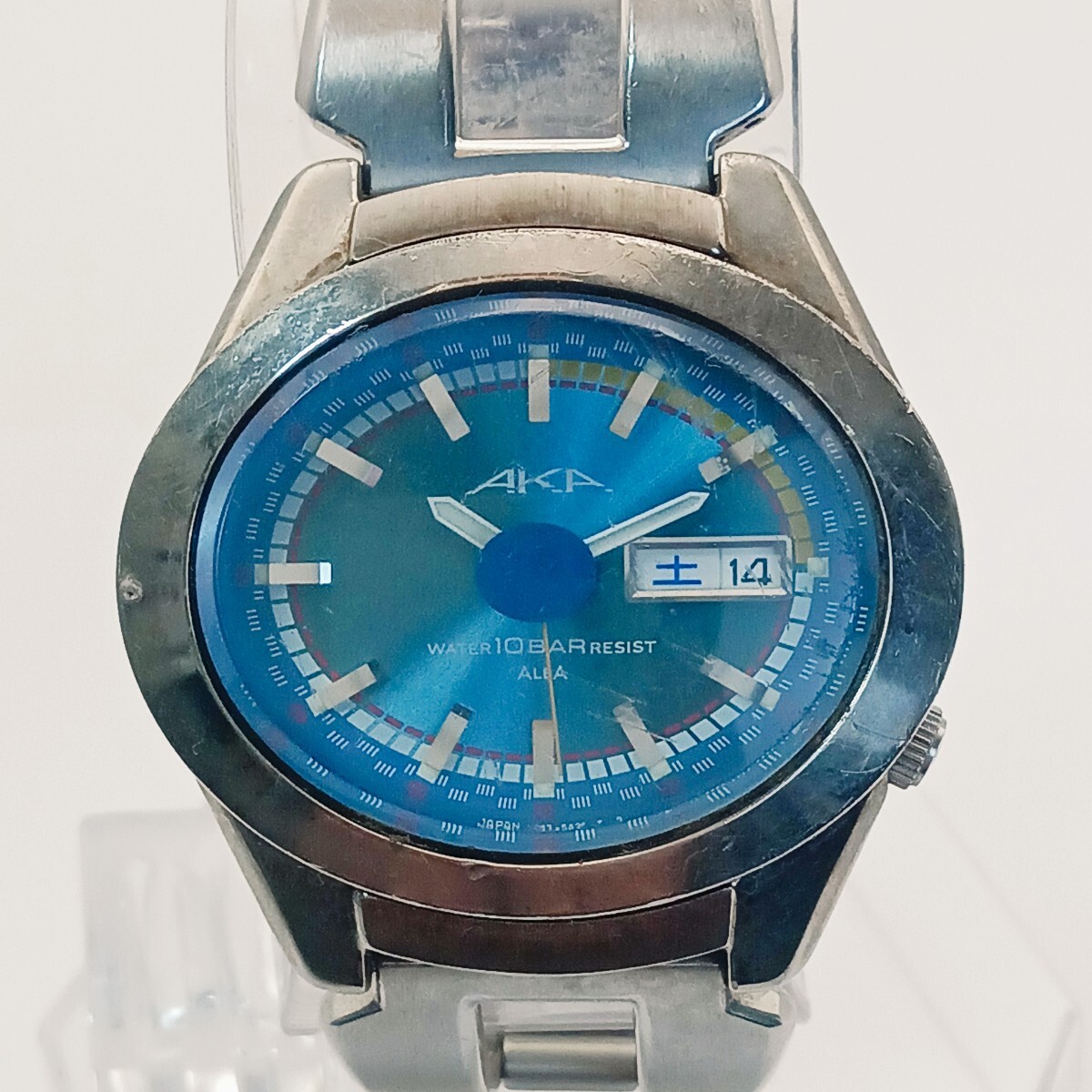 1円 稼働 セイコー アルバ Y675-00C0 デイト 21石 AT/自動巻き 