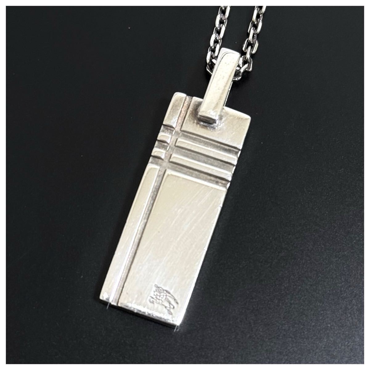 極美品 バーバリー BLACK LABEL シルバー 925 ネックレス ブレスレット