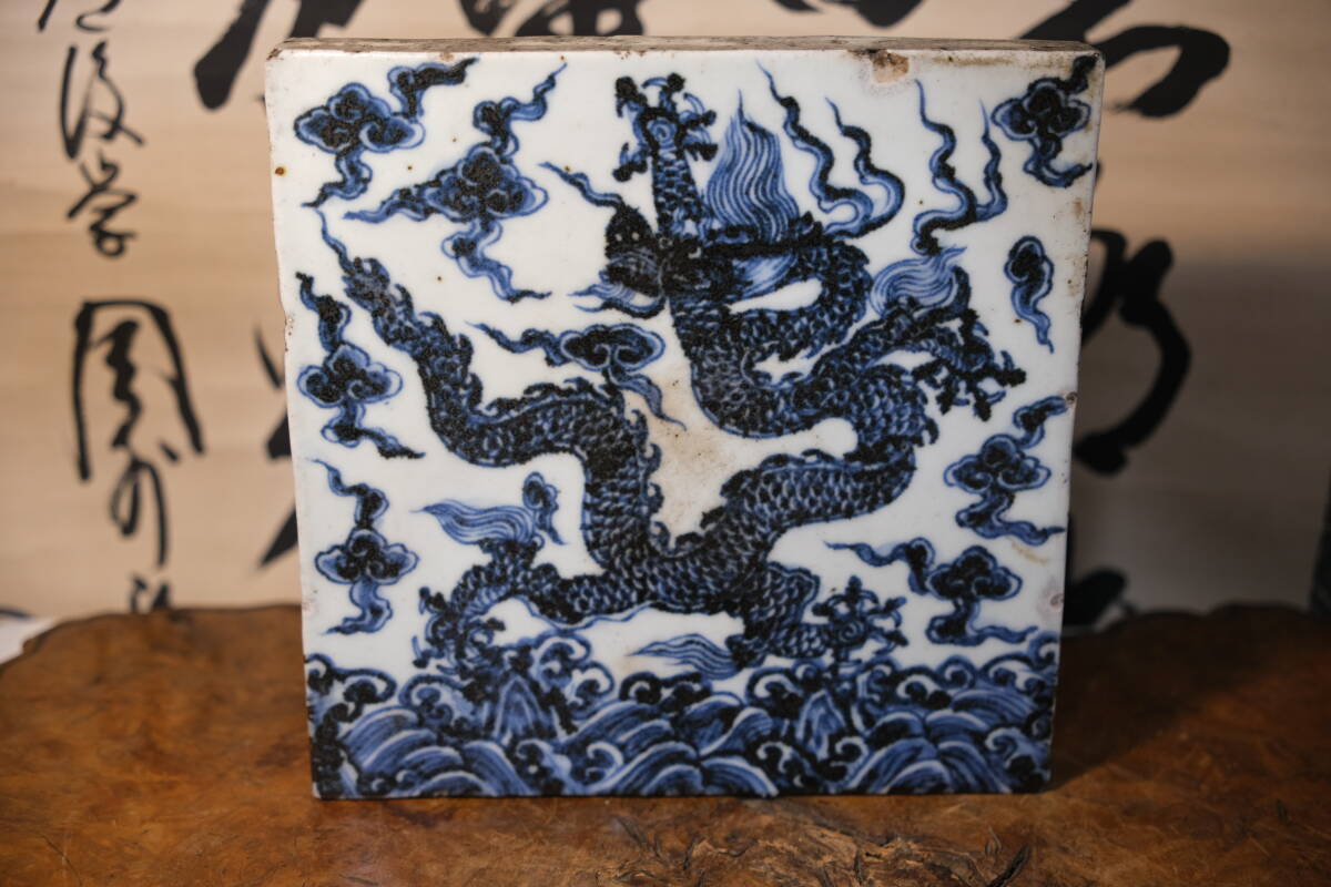 Yahoo!オークション 【B848】染付 唐子絵 小卷缸 香炉 共箱付 香道具
