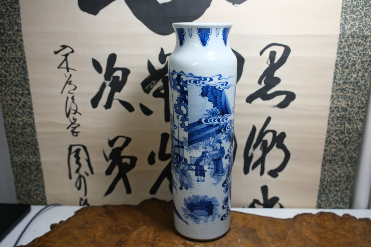 中国美術 中国 清朝期 漳州窯 瑠璃地餅花手白花花卉文大皿