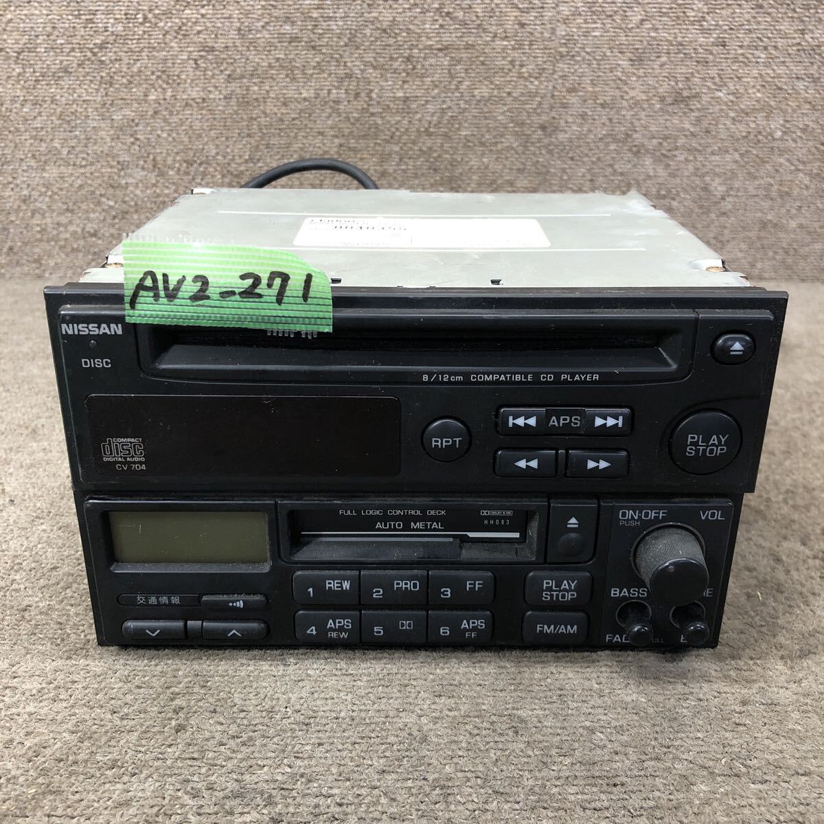 AV1-508 AV1-508 激安 カーステレオ Panasonic CQ-VX707MSD 13689 CD 
