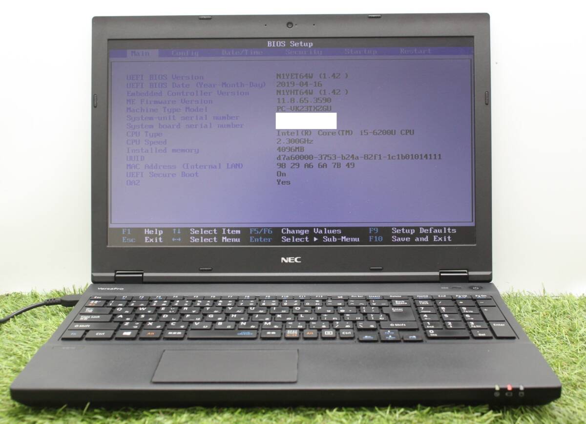 パソコン 【ノートPC】NEC〈VersaPro VK23LB-R〉第6世代Core i3
