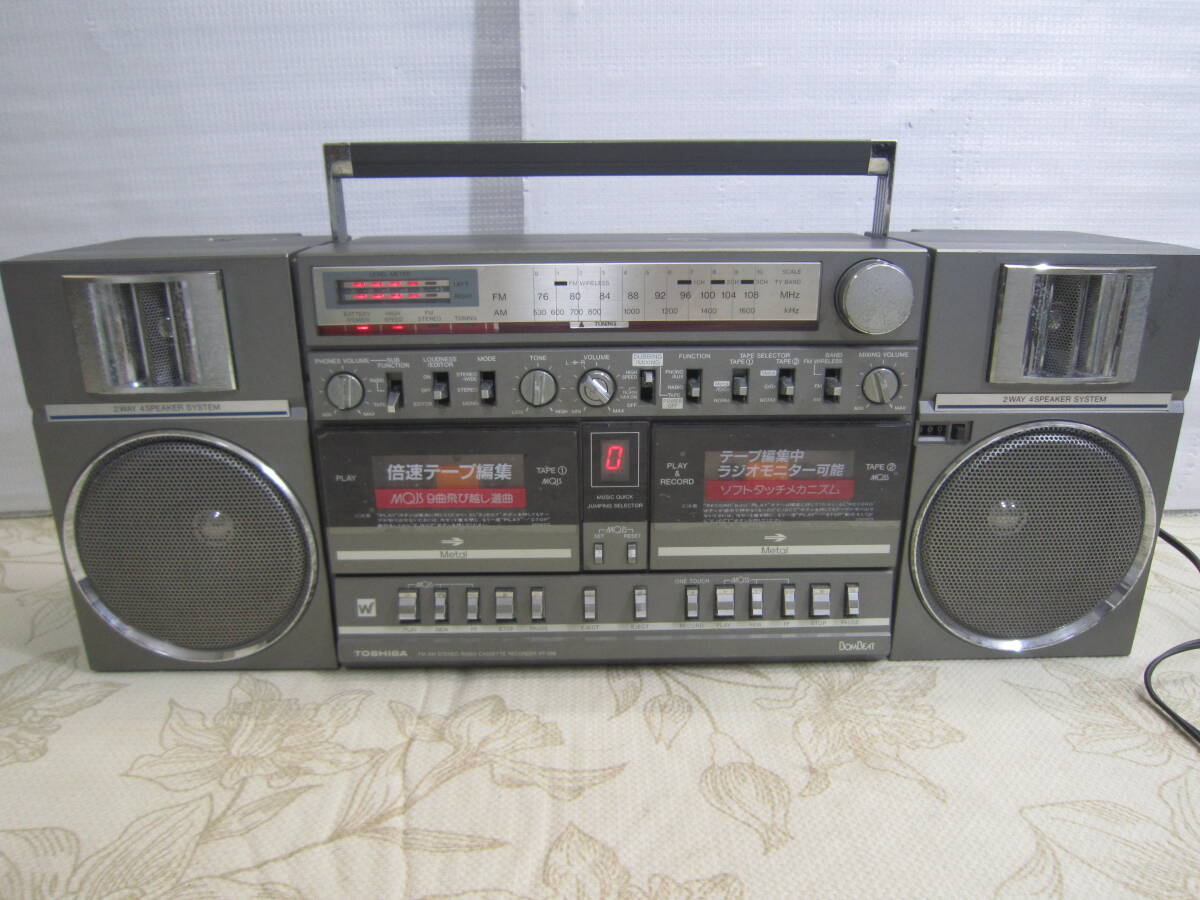 レトロ national ラジカセ ダブルカセット RX-F33 現状品 National