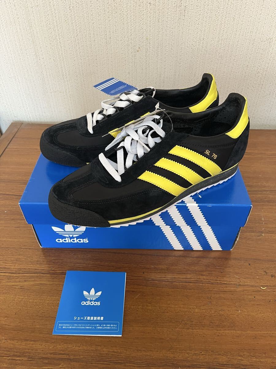 adidas SL76 廃盤希少品⭐︎新品未使用箱付タグ付き27.0cm/US8.5 　アディダスウェールズ・ボナー adidas SL76 廃盤希少品 新品未使用箱付タグ付き27.0cm/US8.5