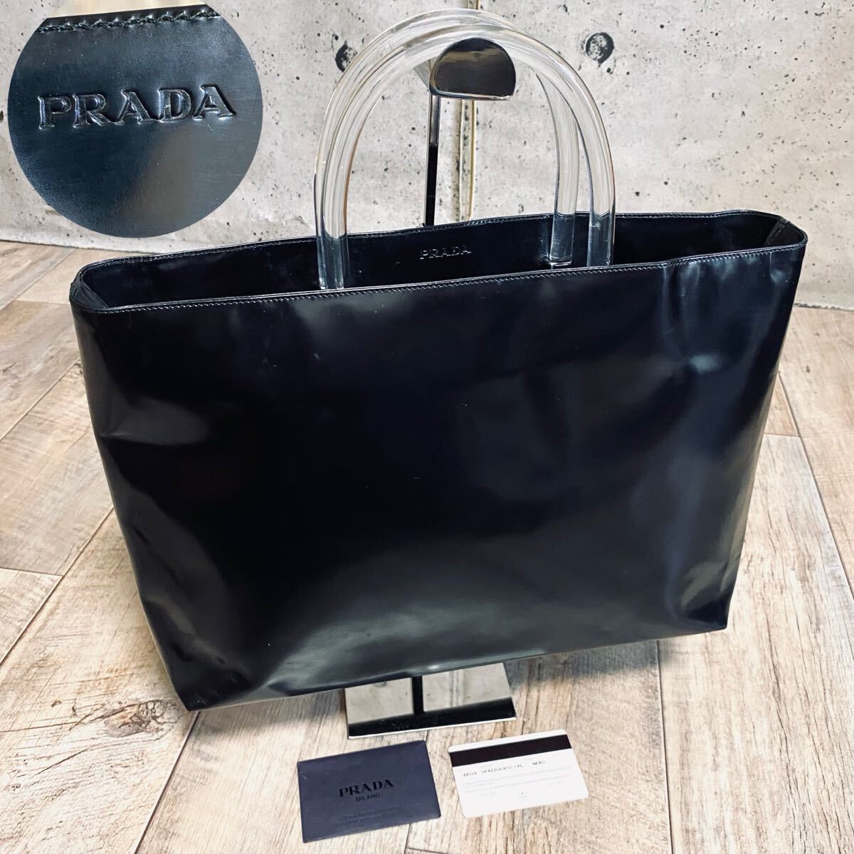 希少☆GUCCI グッチ バンブー レザーバッグ ハンドバッグ トートバッグ