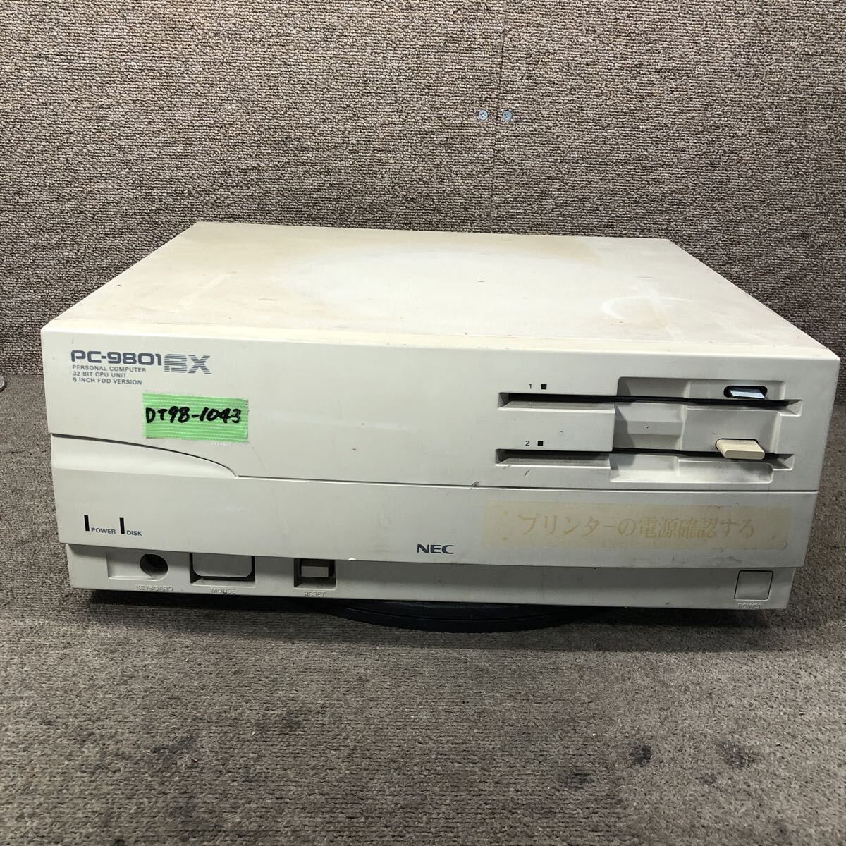 NEC PC-9801ES2 本体のみ 日本電気 ジャンク【40