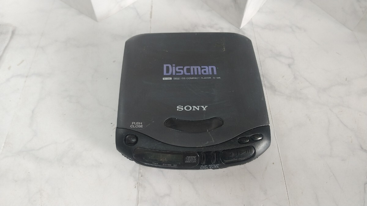 ジャンク品】ソニー ケンウッド ポータブルCDプレーヤーとMDレコーダー