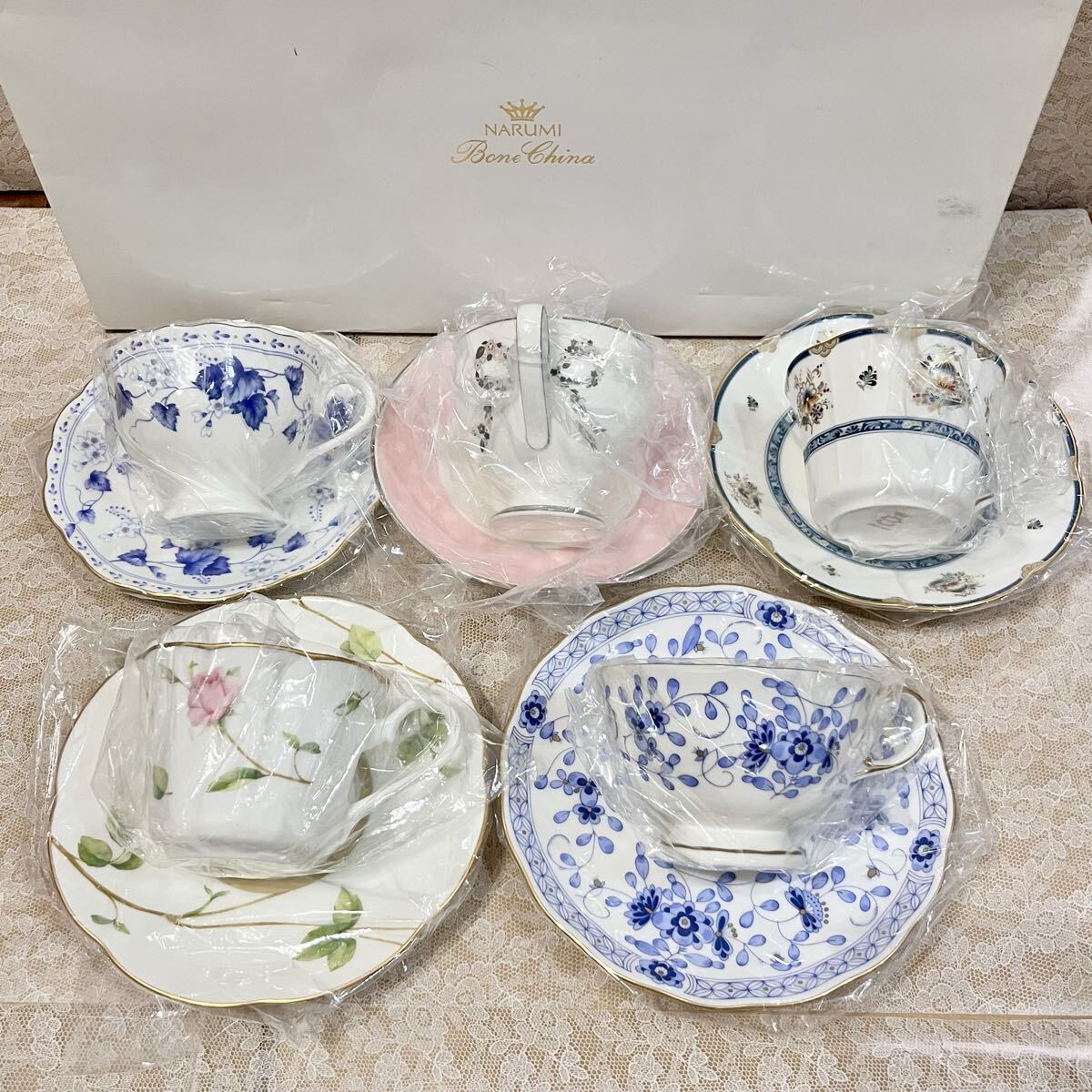 ナルミ ミラノティーカップ&ソーサー ロココ調 2客 | Shop at