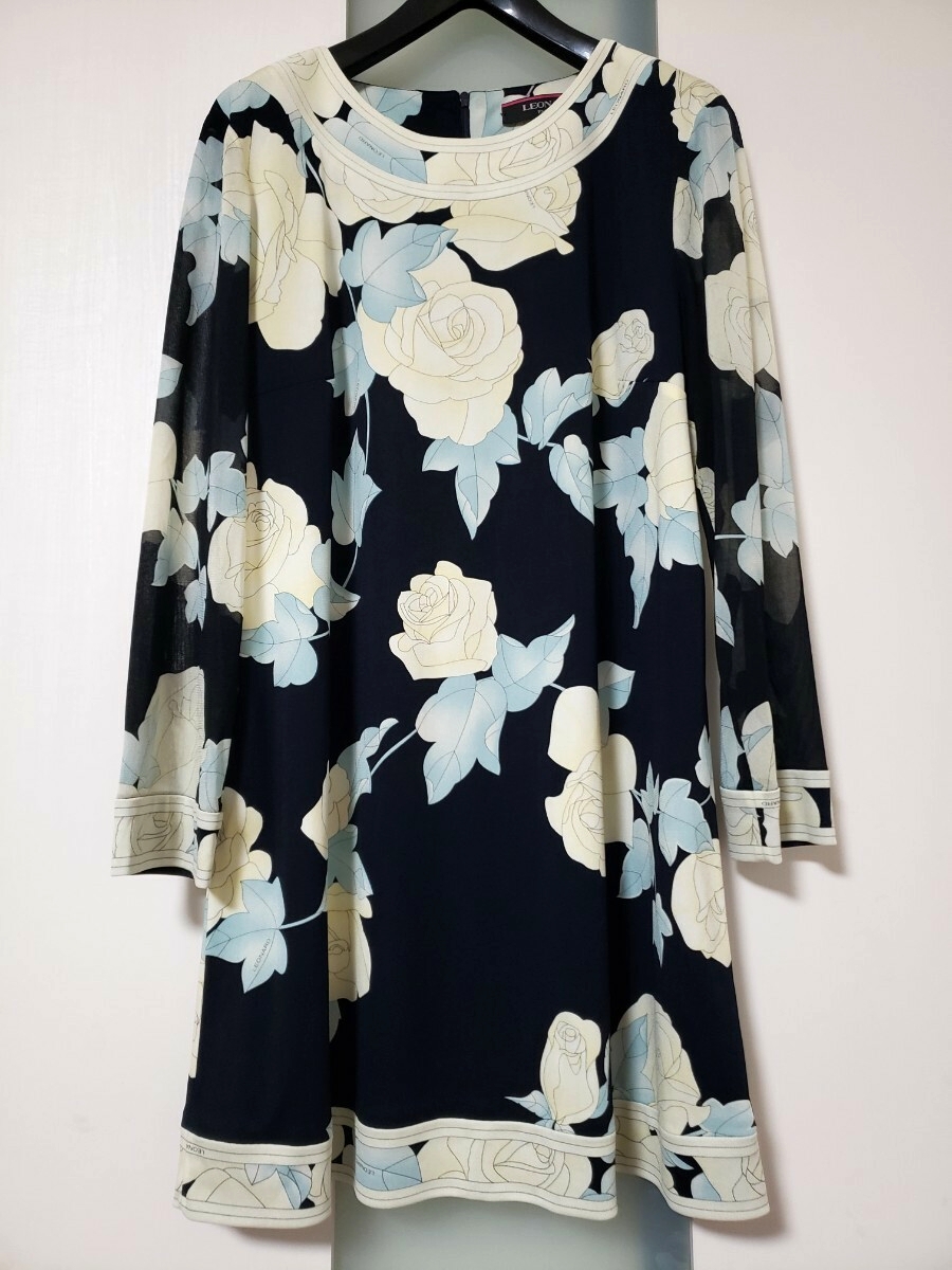 LEONARD SPORT レオナールスポーツ カーディガン 花柄 40 | Shop at