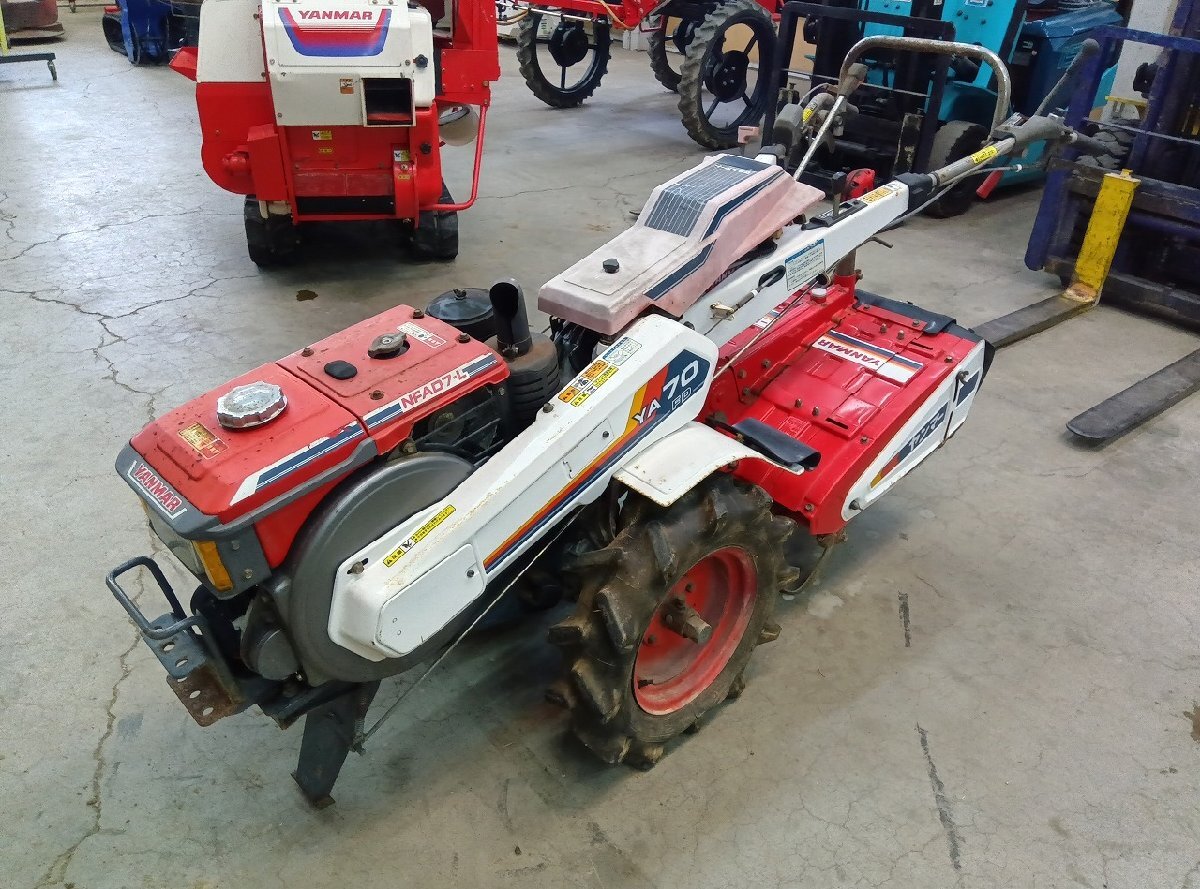 農機具【整備済耕運機 ヤンマーMT2A】2馬力、小型の家庭菜園用^_ 