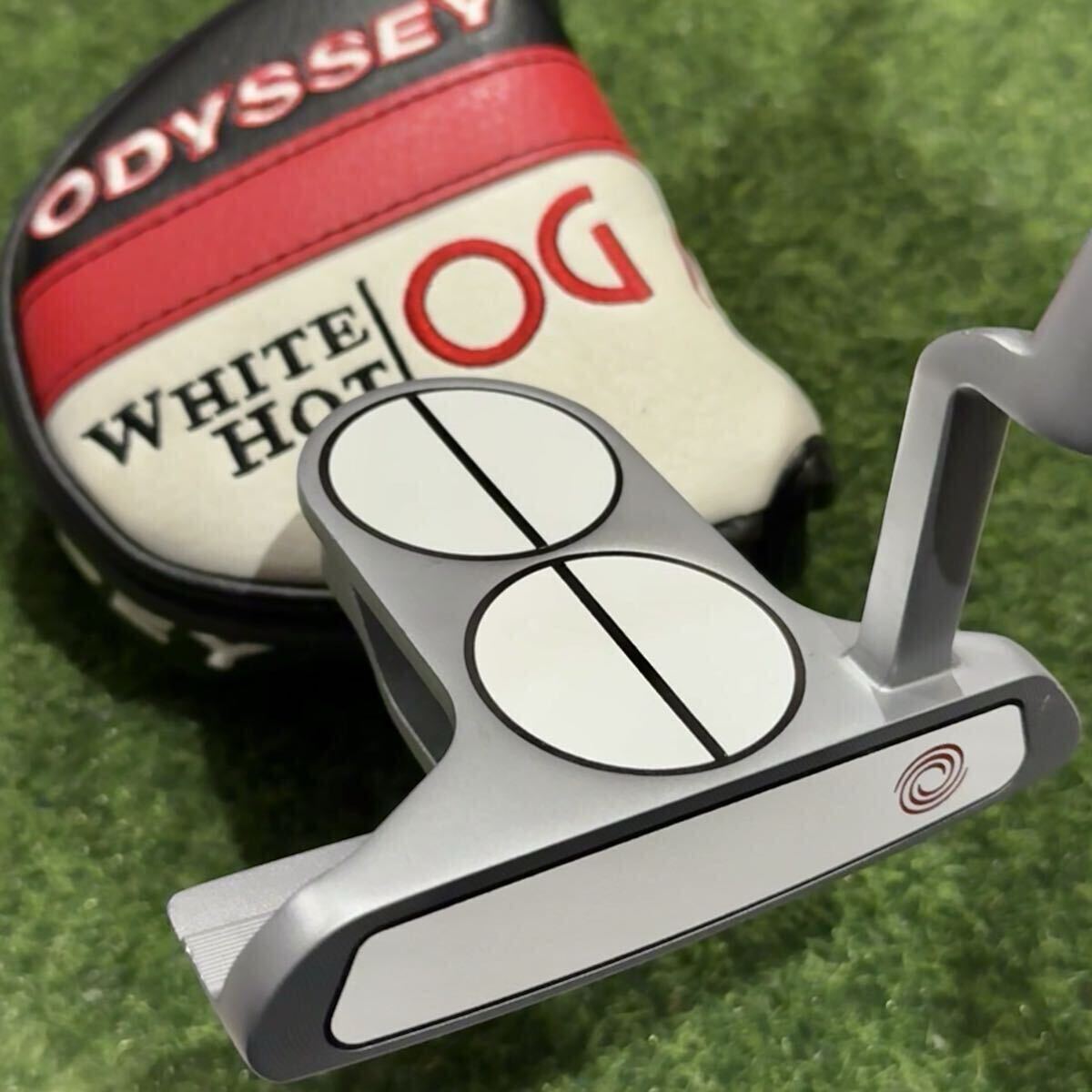 希少名器！ODYSSEY WHITE HOT ROSSIE 35インチ 純正カバー付