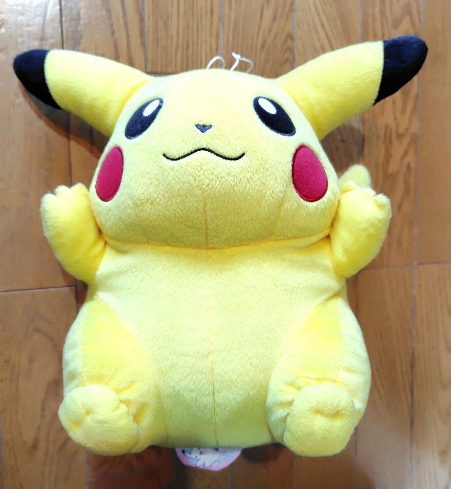 【出品歴なし右上】ピカチュウ　ぬいぐるみ　ポーチ バッグ 初期 レトロ 出品歴なし右上】ピカチュウ ぬいぐるみ ポーチ バッグ 初期 レトロ