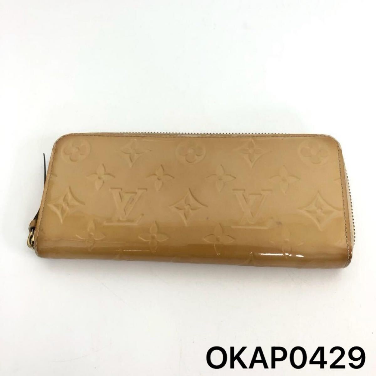 LOUIS VUITTON ヴェルニ M93522 ラウンドジップ アマラント ラウンド